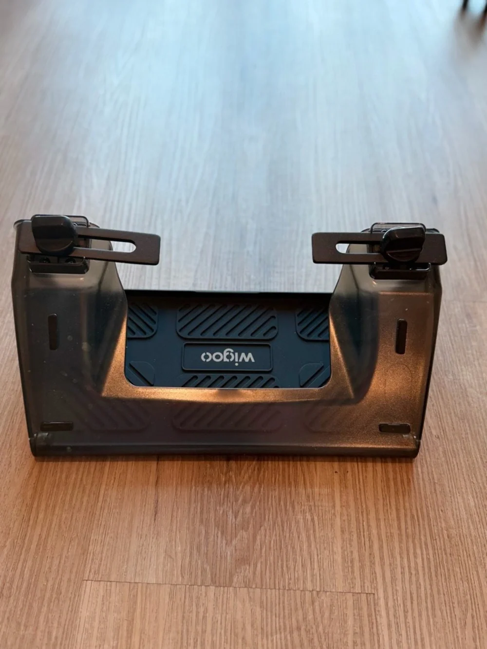 Wigoo‎ Under Screen Storage Box - White with Teal Accents